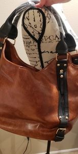 Purse, wristlet, makeup bag, poofy keychain set